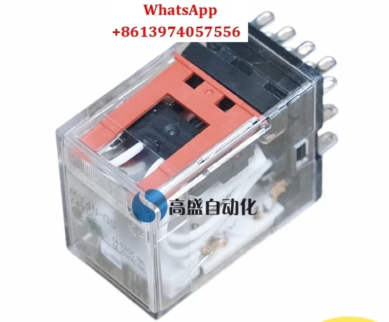 10pcs  Genuine intermediate relay MY4N-GS 24VDC DC12 48 DC110 220 AC220 240 original