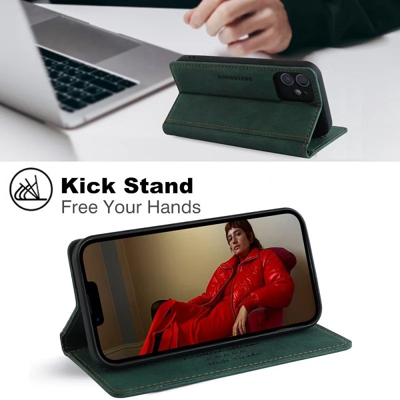 حافظة جلدية مضادة للسرقة من Realme ، Realme 11 Pro Plus 5G غطاء هاتف محمول ، جلد كتاب ، أصلي #4