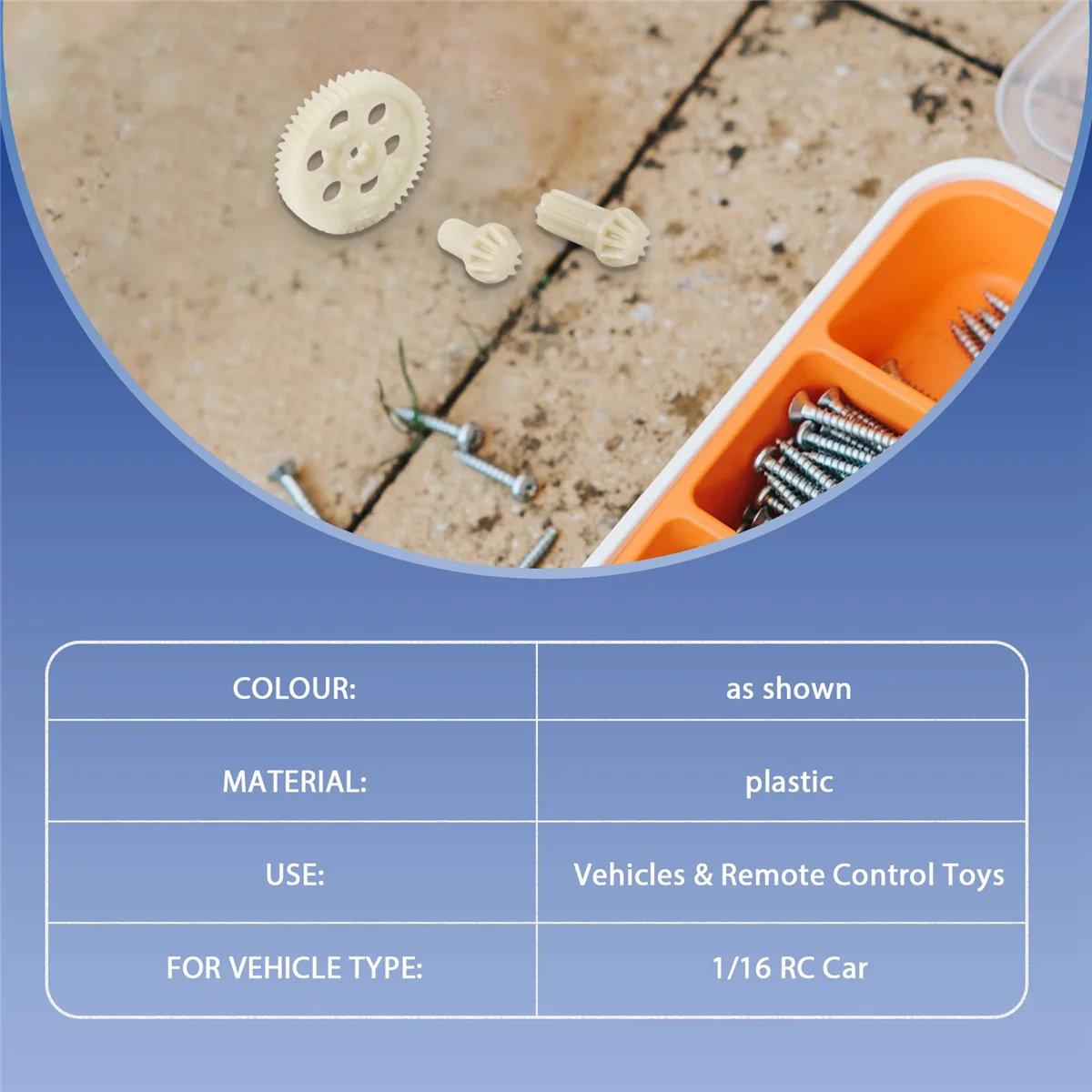 Jeu de pignons d'entraînement à engrenage droit pour voiture RC, pièces et accessoires, HBX 16889, 16889A, 16890, 16890A, Xenon 1601, Xenon 1602, SG1601, SG1602