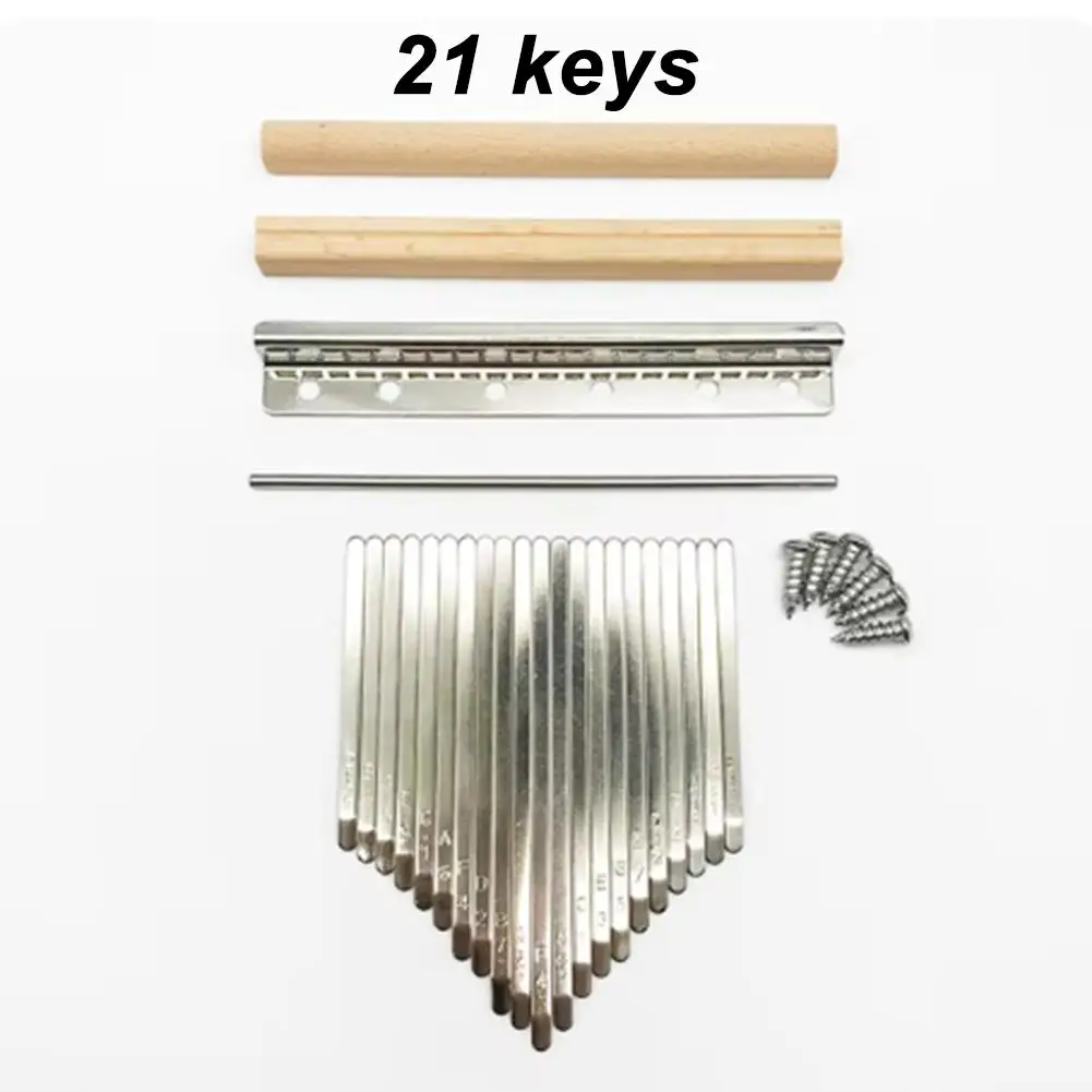 Kalimba Keys DIY Accessories Music Practice Customizable Design Easy Assembly Ergonomic Play High Quality Steel