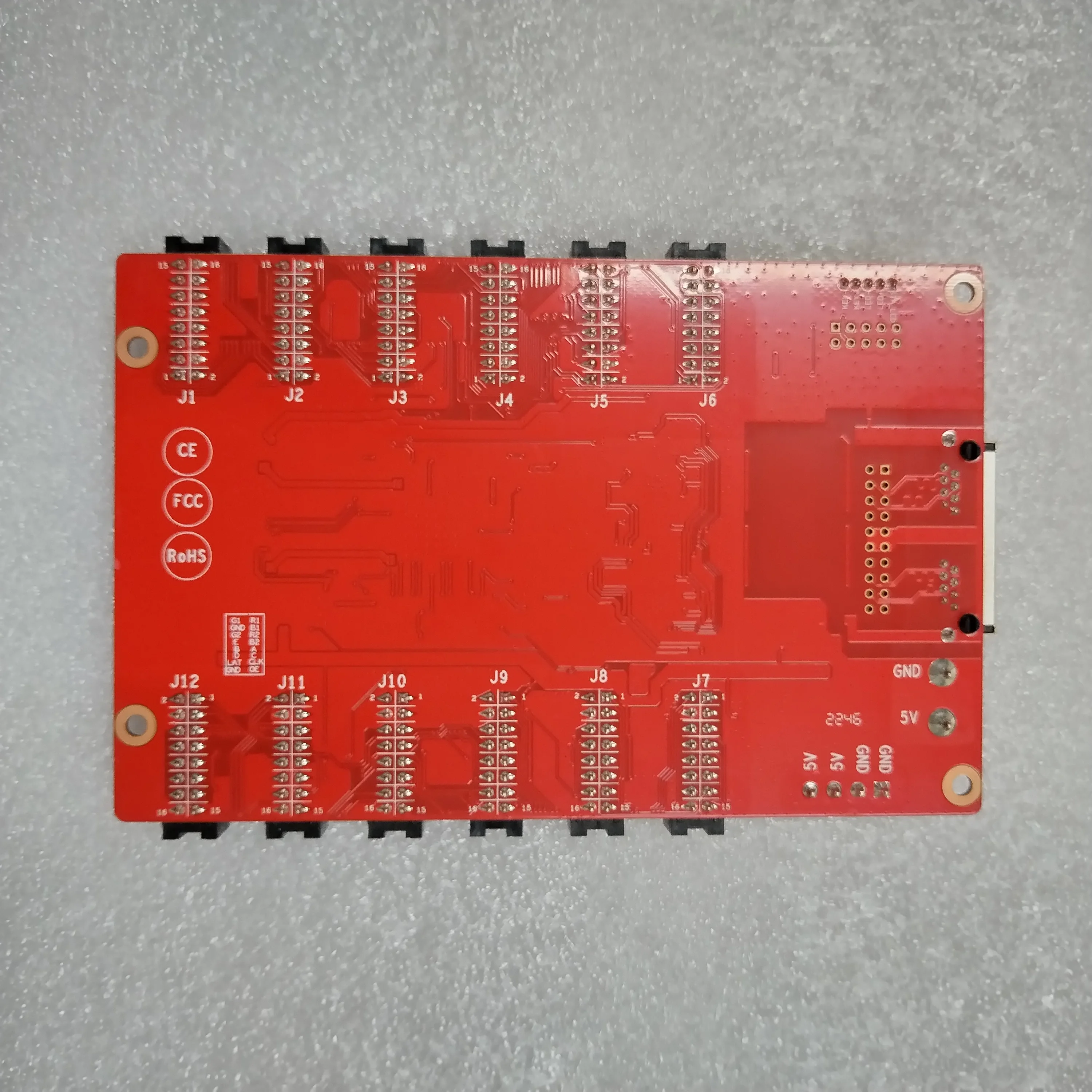 Full Color LED Display Recebendo Cartão R712 Trabalho Para Interior E Exterior LED Display Painéis De Vídeo Controlador Faixa 128x1024