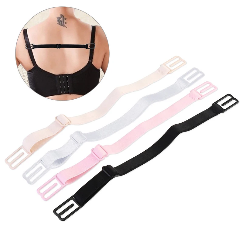 1 Stuk Vrouwen Slip Bestendige Bh Bandjes Dubbele Schouder Rug Hasp Houders Gesp Riem Elastische Beha Dame Bh Bandjes Accessoires