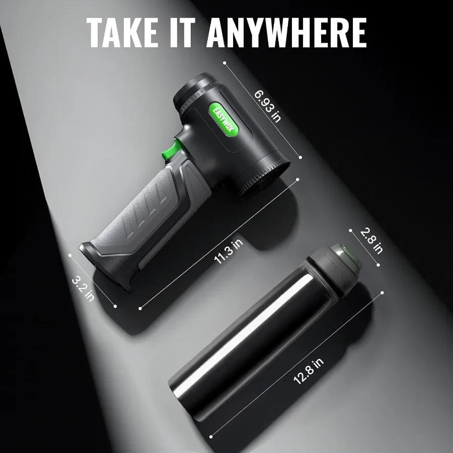 Sèche-cheveux électrique sans fil pour voiture, 756W, 1200G, Turbo, pour sécher les voitures, souffleur de feuilles, pour Patio, pelouse, Garage, neige, 8 × 300