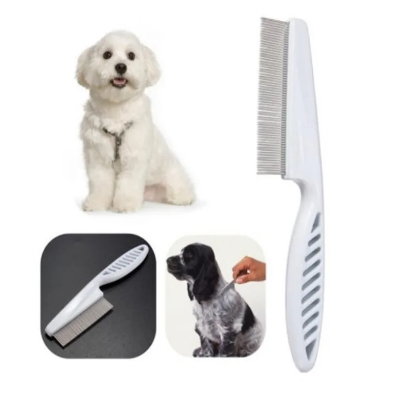 Efficient and Gentle Stainless Steel Pet Grooming Tool: Enhance Your Furry Friend's Wellbeing and Happiness with Easy Flea, Tang