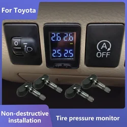 Car Wireless TPMS Tire Pressure Monitor Sensor for Toyota Highlander Corolla Prado RAV4 Prius Camry Wish Alphard Sienna Interior