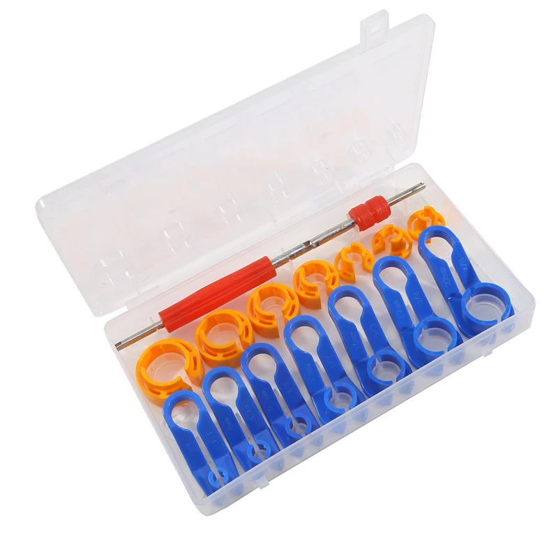 

7/16pcs Remove Fuel Line Replacement Tool Auto Fuel Line Angled Disconnect Set Tool Air-conditioning Oil Pipe Quick Removal Tool