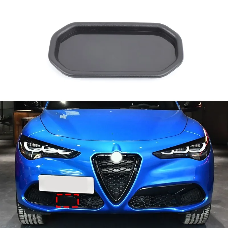 

ABS Front Bumper Radar ACC Cover Trim For 2017+ Alfa Romeo Stelvio OE: 156114929 Car Exterior Accessories