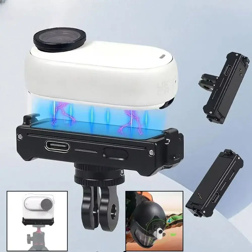 

Aluminum Alloy Action Camera Mount Quick Release Magnetic Camera Bracket Universal Tripod Adapter Mount Photography Accessories