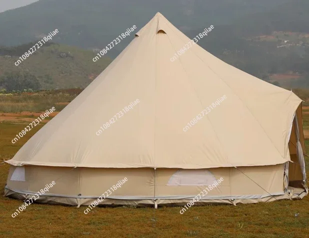 6 8 10 Person Glamping Mongolia Yurt Teepee Family Outdoor Tent Camping Travel Hiking Antistorm UV Car Canopy Beach Awning