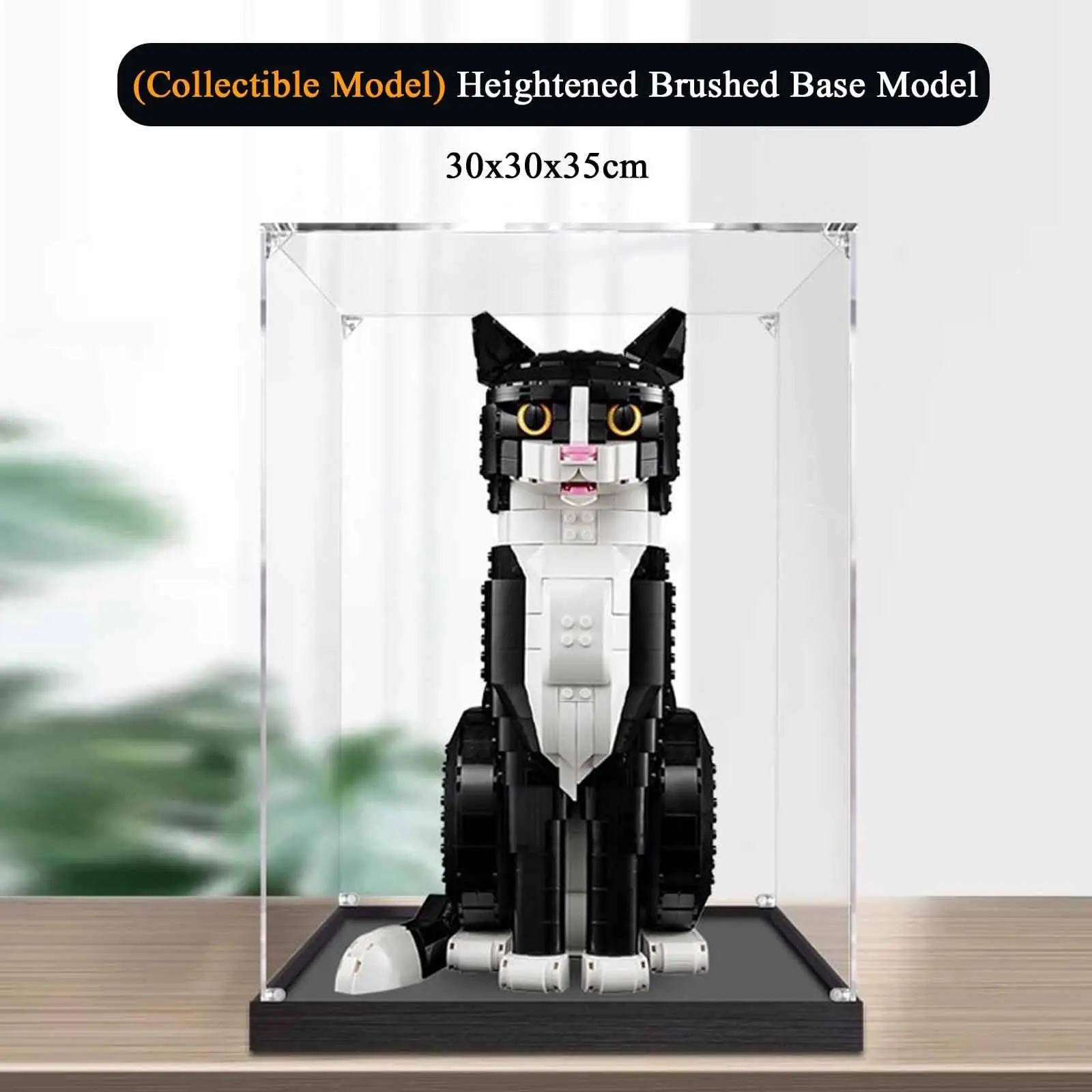 

Акриловый витрина для 21349, пылезащитный ящик для хранения Cat, прозрачная коробка, витрина 21349 (только футляр, без модели)