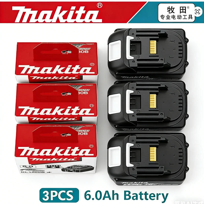 

5000mAh original Makita battery 18V 6.0Ah 5Ah rechargeable battery,replacing Makita BL1830BL1840BL1850BL1860B, power tool batter