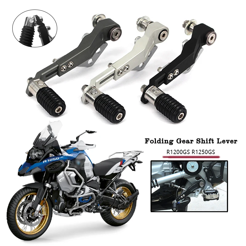 

For BMW R 1200GS R1250GS LC ADV Adventure R1250GSA 2013-2023 2022 Aluminum Adjustable Folding Gear Shifter Shift Pedal Lever