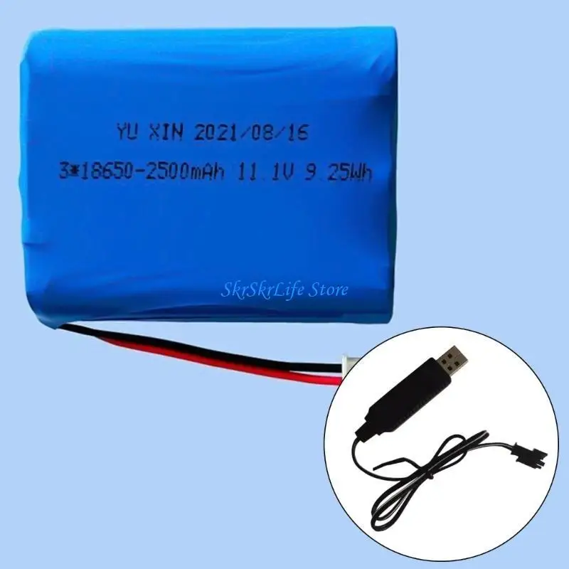 E65E 18650 Lithium Battery Cable 3.7V 2Pin Forward Cable for Remote Car