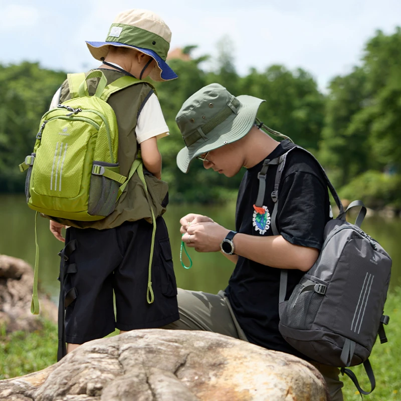 Fouvor pai-filho esportes mochila múltiplas cores caminhadas ao ar livre náilon à prova dwaterproof água sacos de escola alças mochila 3057-03