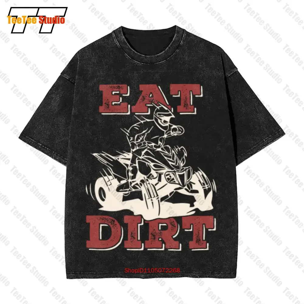 Atv Quad Bike Biking Four Wheeler Vintage  T-Shirt XMWK