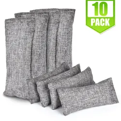 10-30pcs Bamboo Charcoal Bags Air Purification Activated Carbon Bags Odor Absorber Indoor Closet Toilet Charcoal Deodorizer Bags