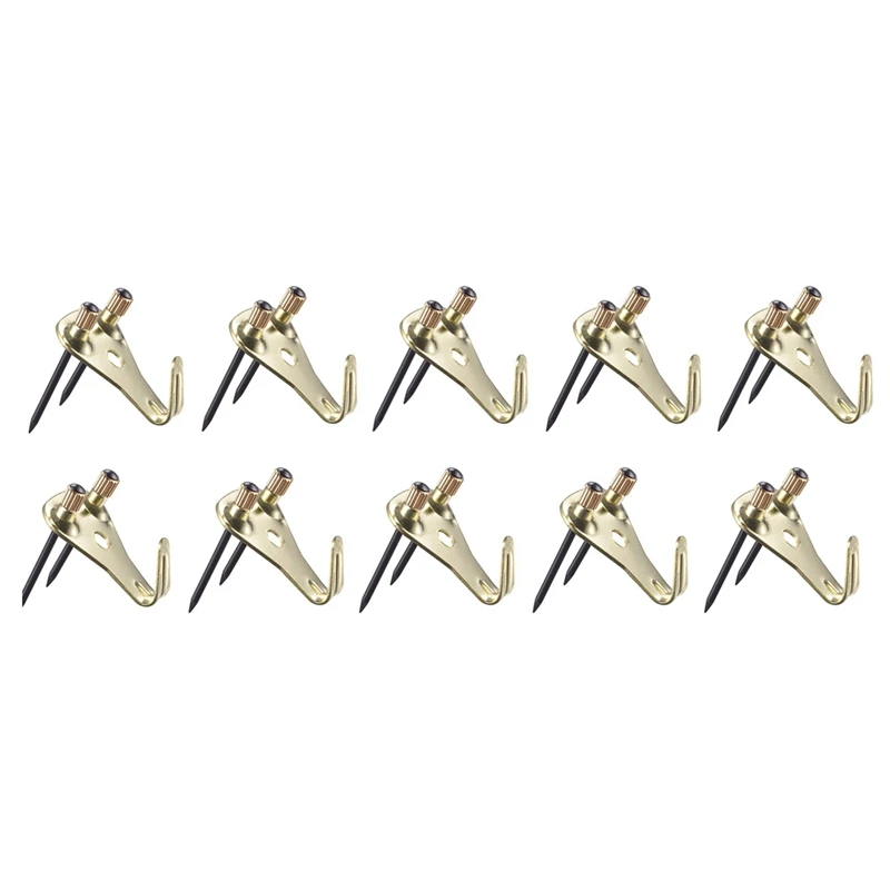 ABGZ-200 Pack 50 Lbs Picture Frame Hangers Hooks With Nails, Heavy Duty Plaster Wall Pro Photo/Heavy Mirror Hanging Kit