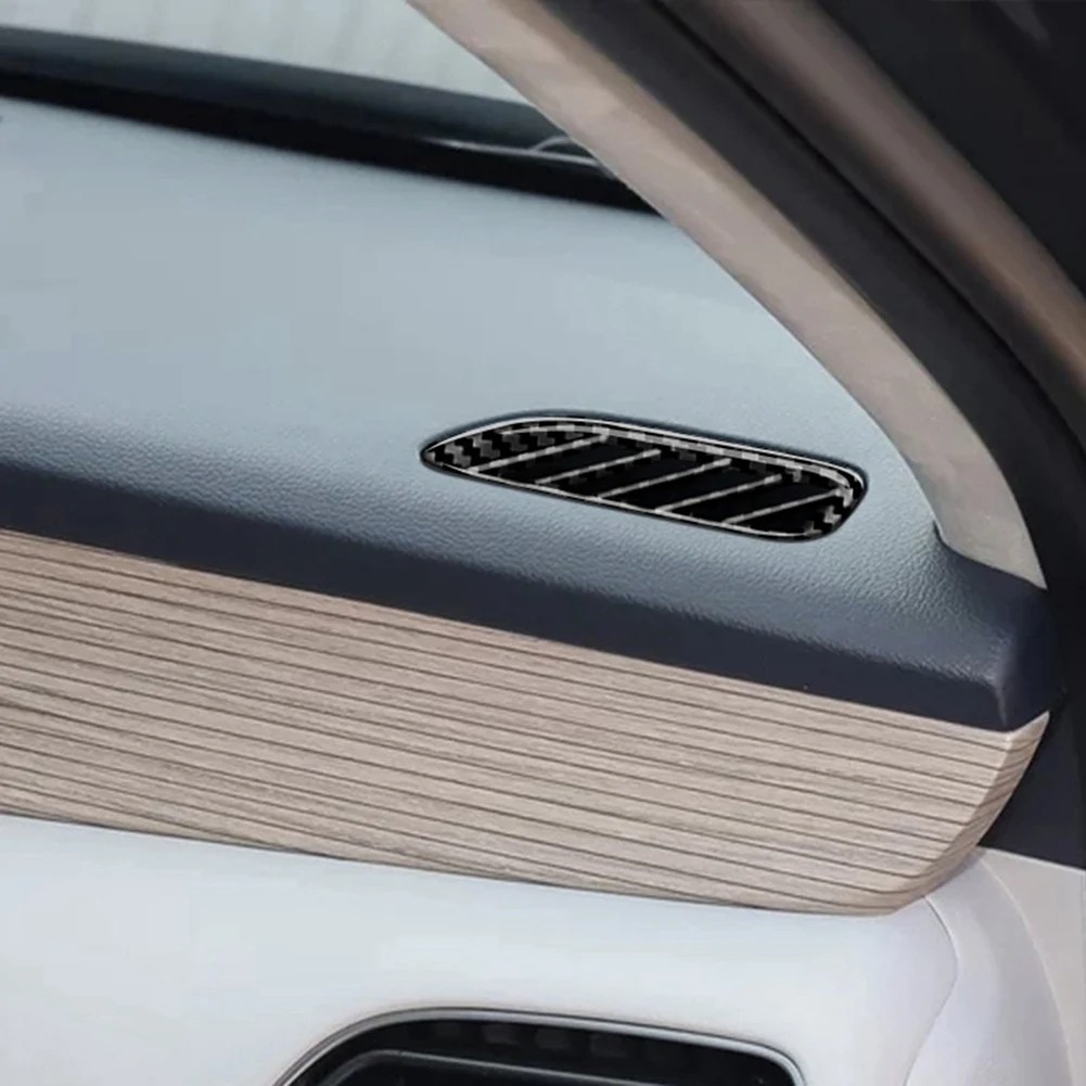 

Excellent-For Hyundai Palisade 2023 Accessories Car Styling Carbon Fiber Car Dashboard Air Outlet Vent Trim Cover Sticker Decora