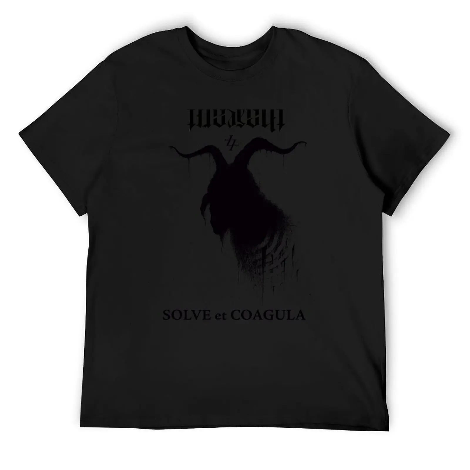 The Secret - Solve et Coagula - Grindcore - Black Metal T-Shirt anime graphic tee shirt designer t shirt men