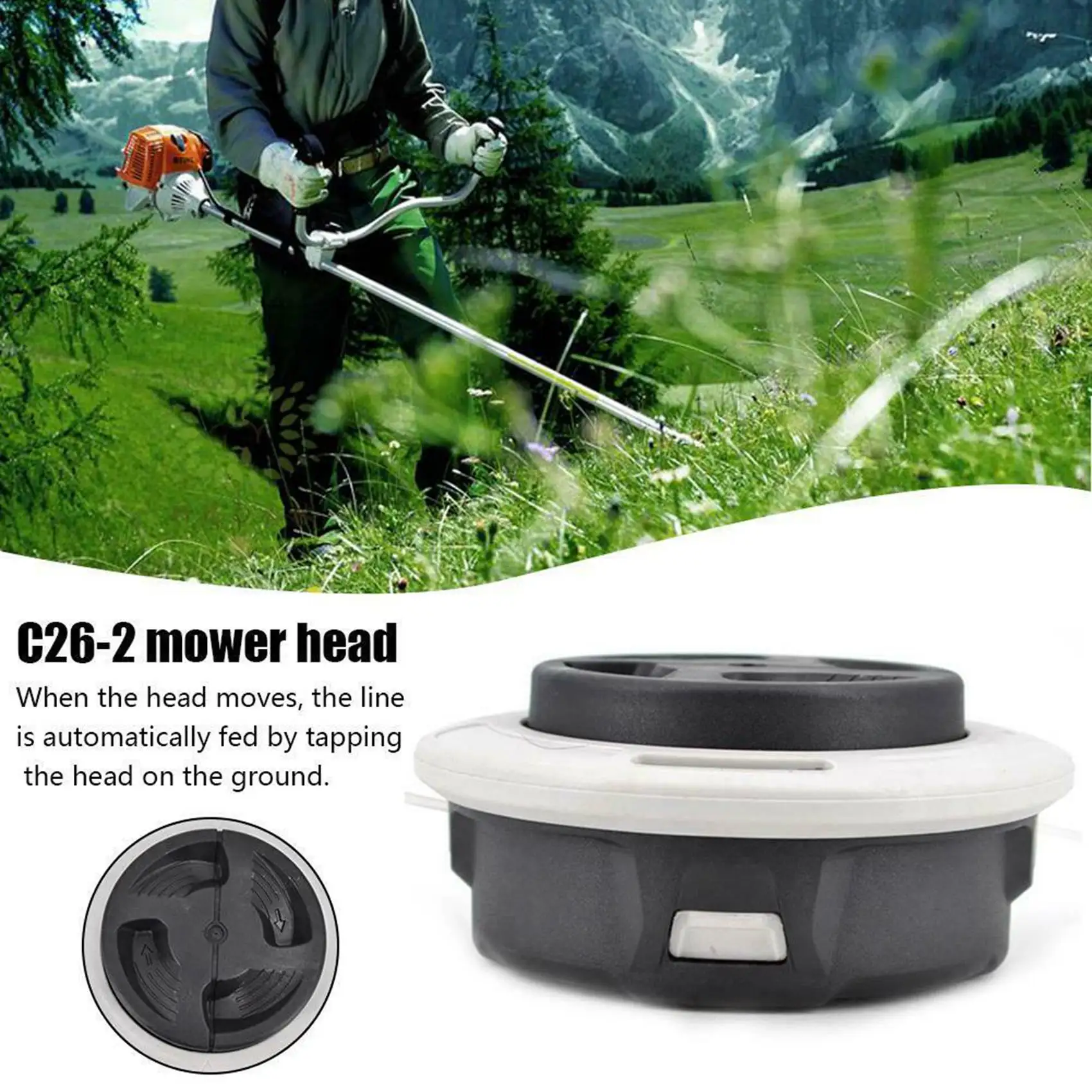 

Сменная триммерная головка A04G-2X Auto Cut C26-2 для Stihl FS 55, 56, 70, 94, 91, 111, 131, 240