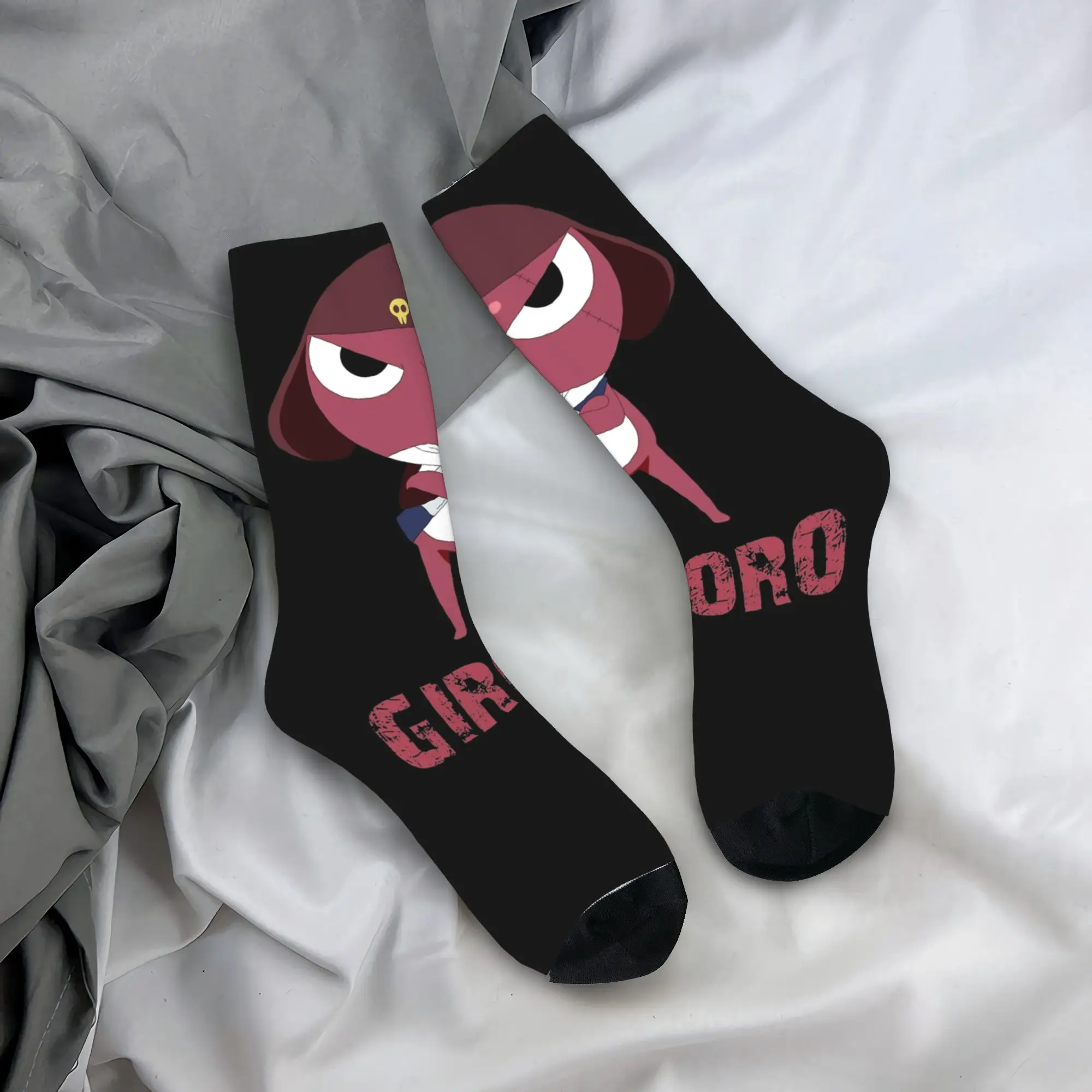 

Winter Warm Fashion Women Men Sgt Frog Keroro Corporal Giroro Reporting Socks Breathable Middle Tube Socks