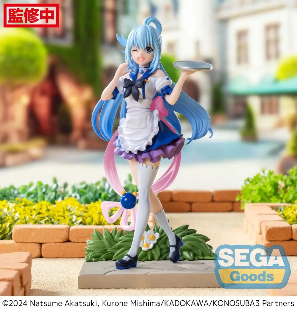 In Stock Original SEGA Luminasta Konosuba Aqua PVC Anime Figure Action Figures Model Toys