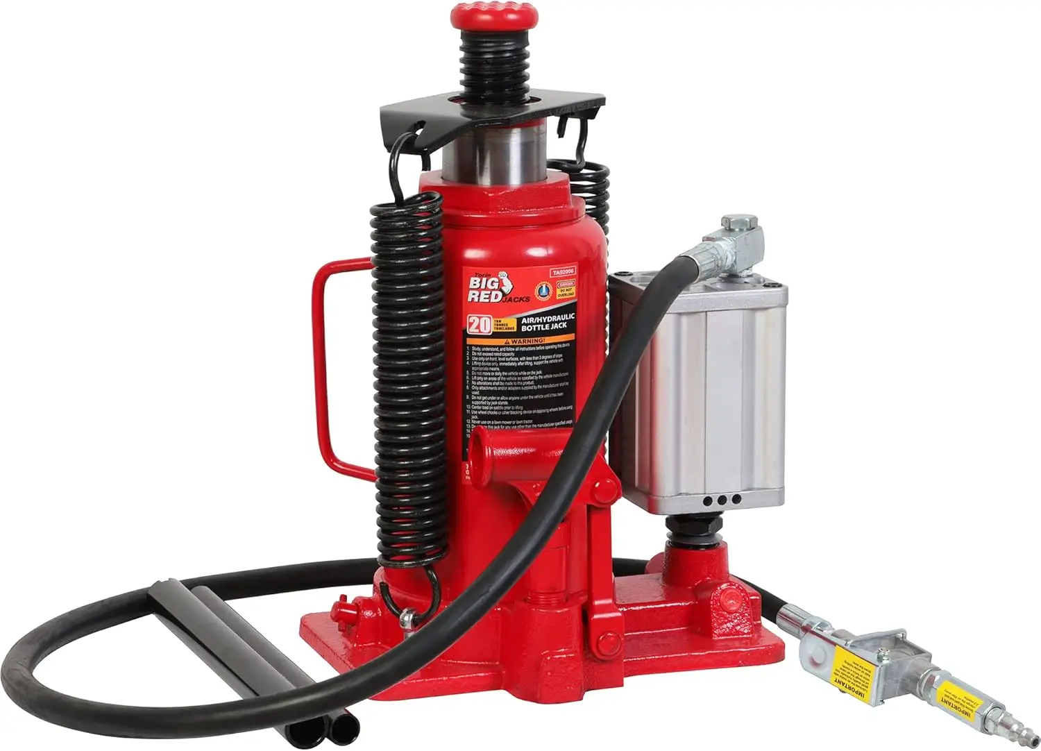 

20-Ton Hydraulic Aluminum Alloy Pneumatic Quick Lift Car Bottle Jack, Ideal for Vehicles and Industrial Use