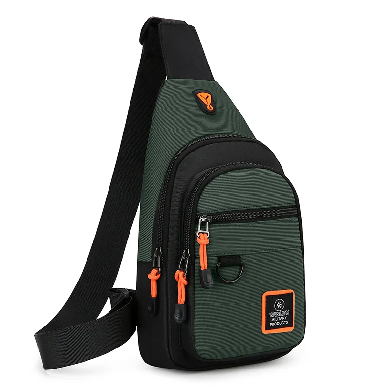 Heren vrije tijd outdoor wandelen fiets schoudertas, waterdichte sport crossbody tas, reisrugzak, heren borsttas, schoudertas