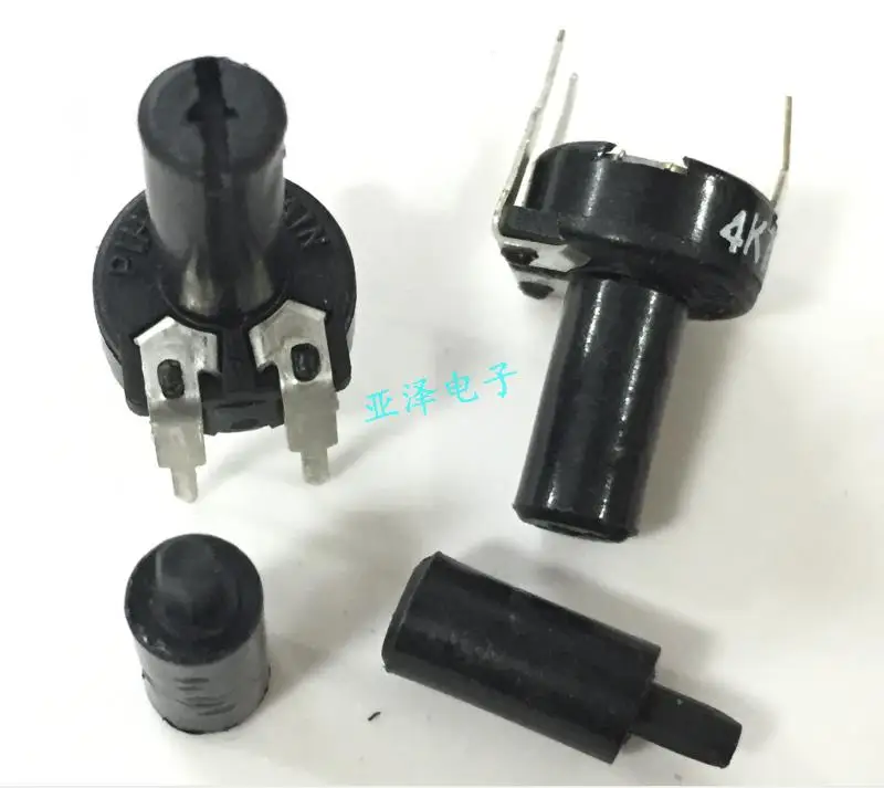 5PCS/LOT PT10 Spain trimmer potentiometer, rotary handle, 10MM adjusting lever, 6 corners, inner hole adjustable resistance hand