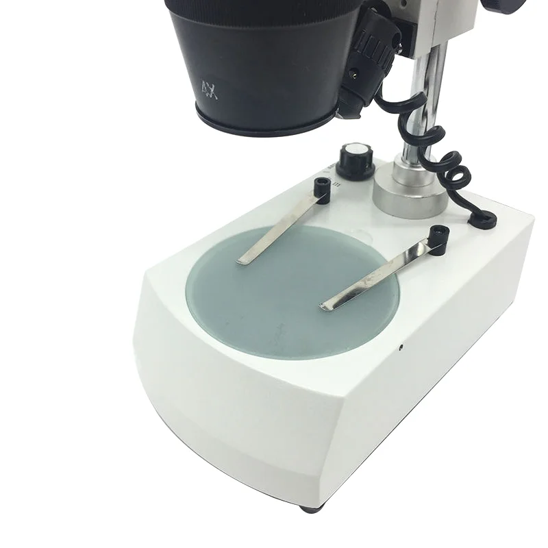 Diameter 75 mm Microscope Specimen Stage Translucent Frosted Glass Working Stage Round Specimen Plate for Stereo Microscope