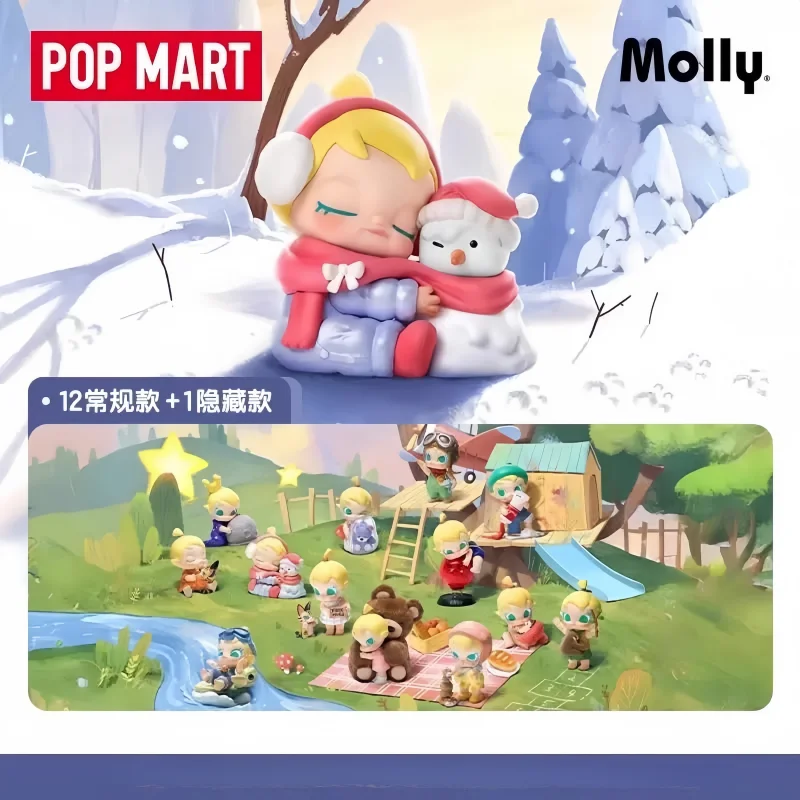 Genuine POP MART Molly My Huggable Discovery Series Blind Box Doll Desktop Decoration Model Collectible Toy Girl's Birthday Gift - view 3