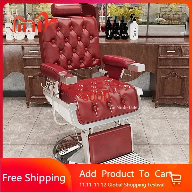 

Swivel Barber Chair Ergonomic Professional Makeup Tattoo Barbershop Barber Chair Esthetician Stuhl Hairdressing Furniture XY50BC