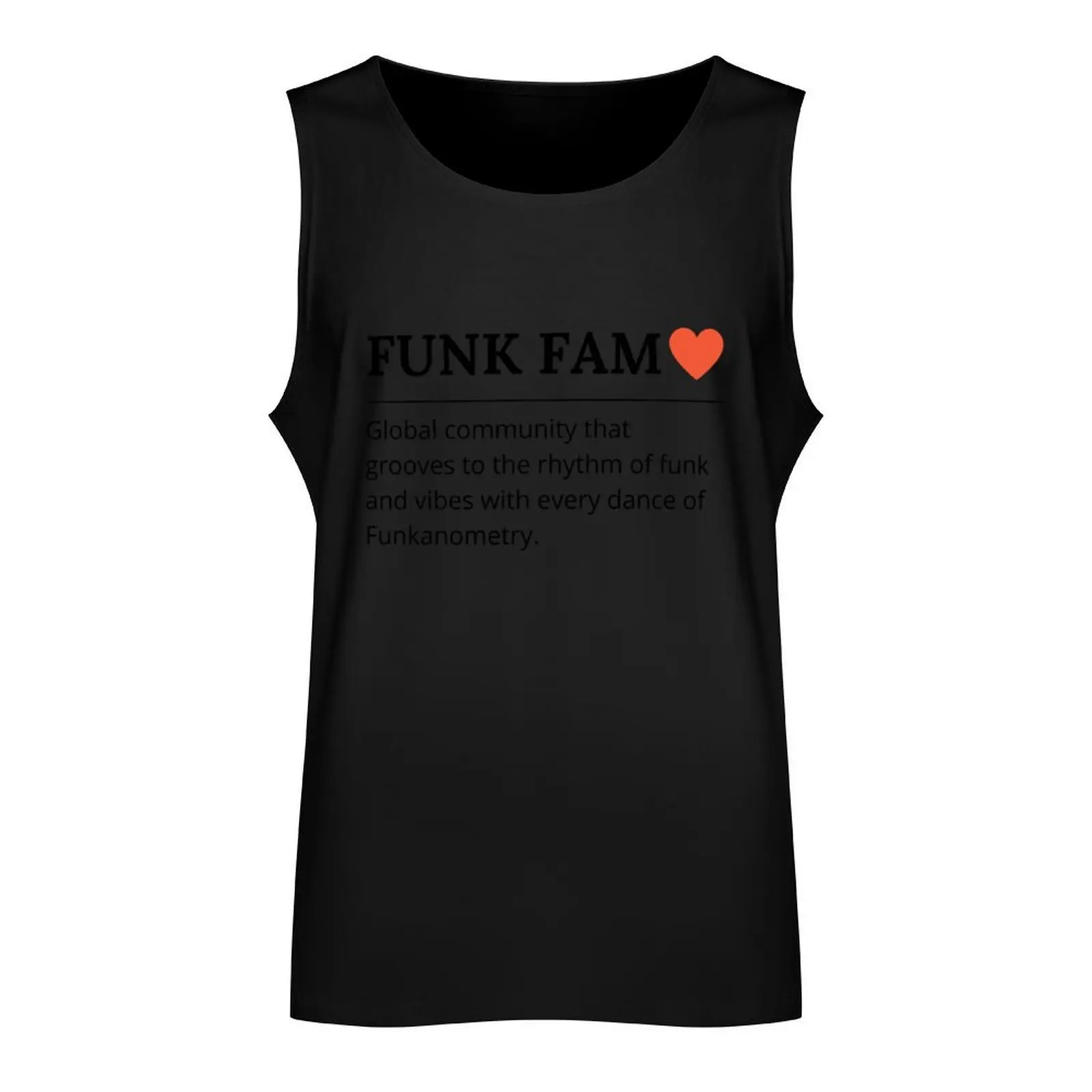 Funk Fam Love Funkanometry Label Tank Top Men's cotton t-shirt Men's t-shirt T-shirts men