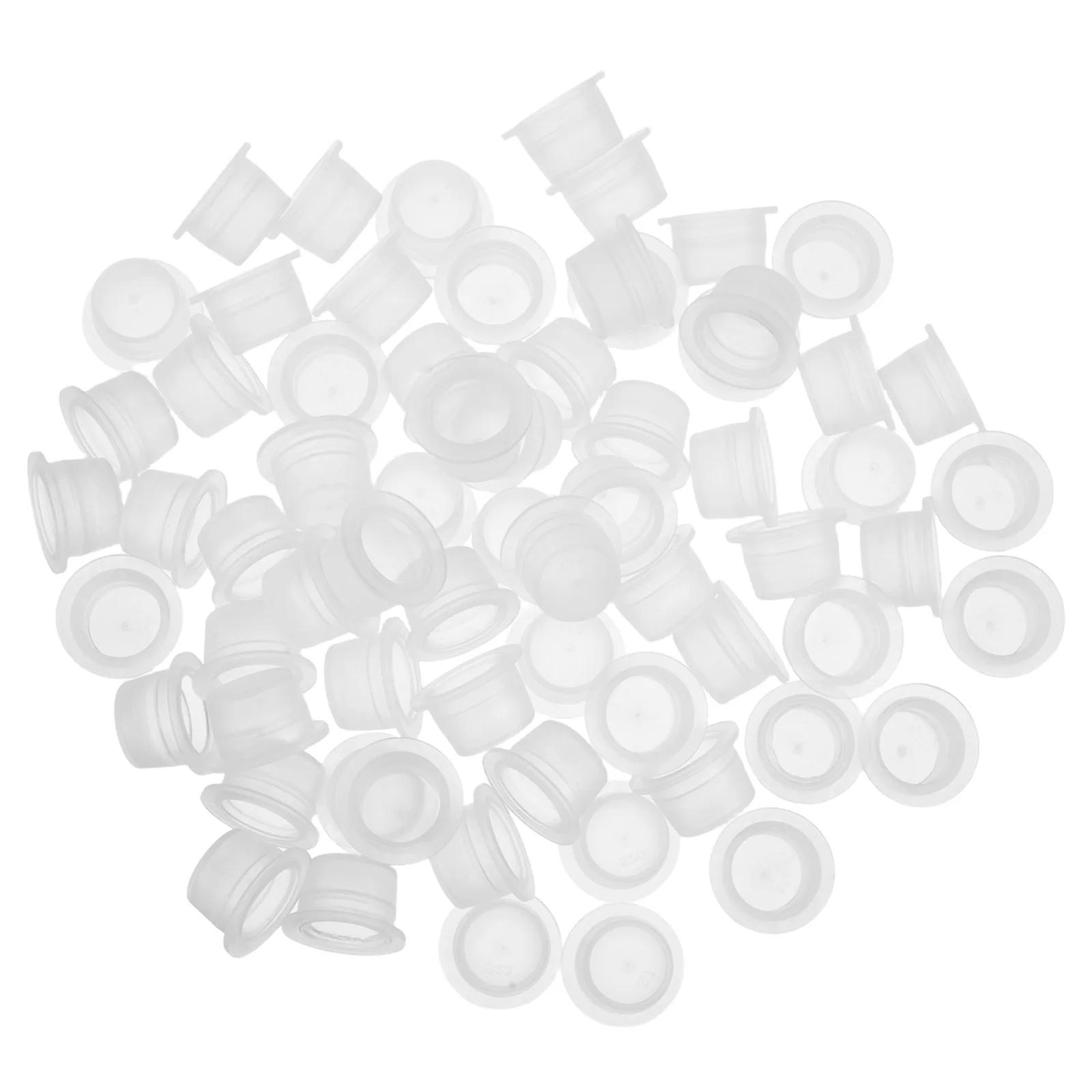 200 قطعة 18 مللي متر سدادات بلاستيكية مستديرة واضحة استبدال قبعات ل الهزازات الفلفل الملح أواني الزهور محكم ختم المقابس #2