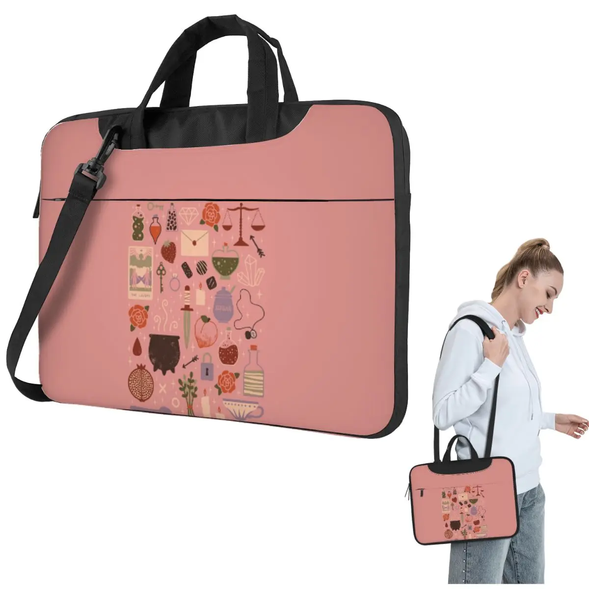 

Love Potion Crossbody Laptop Bag Case Computer Bag Resistant Protective Notebook Pouch for Lenovo