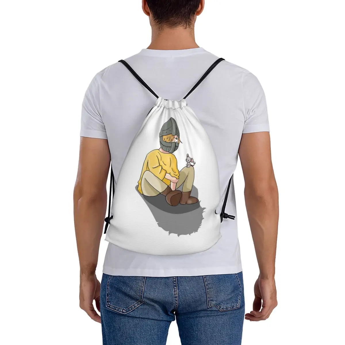 Young Sanji Helmet - Judge Version Backpacks Multi-function Drawstring Bags Shoes Bag Book Bags for Travel Students
