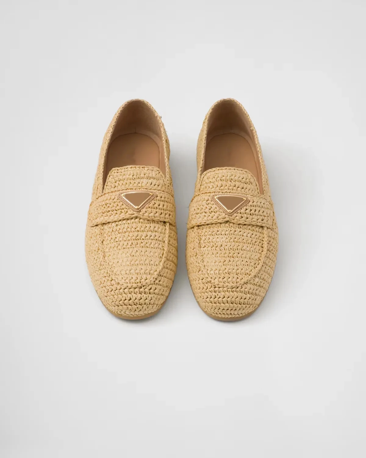 Women's Crochet Loafers Natural