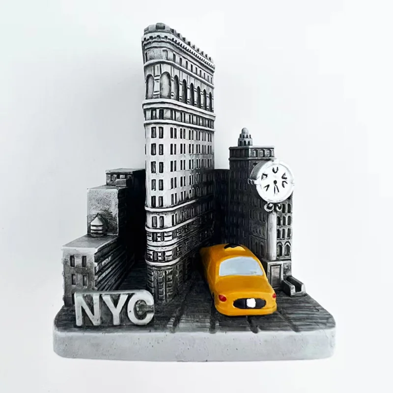 Ameryka nowy jork figurki kreatywne stany zjednoczone podróże pamiątki NYC Buliding miniatury wystrój domu prezenty urodzinowe