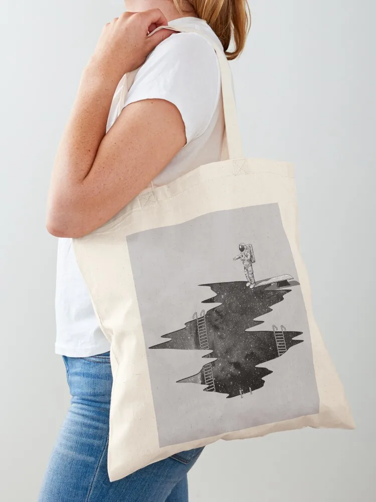

Space Diving Tote Bag hand bag sac pour femme Canvas shoulder bag Shopper