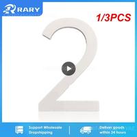 1/3PCS Self Adhesive Modern Door Number 0-9 Plaque House Number Door Plate Number Hotel Door Mailbox Address Digits Sticker Sign