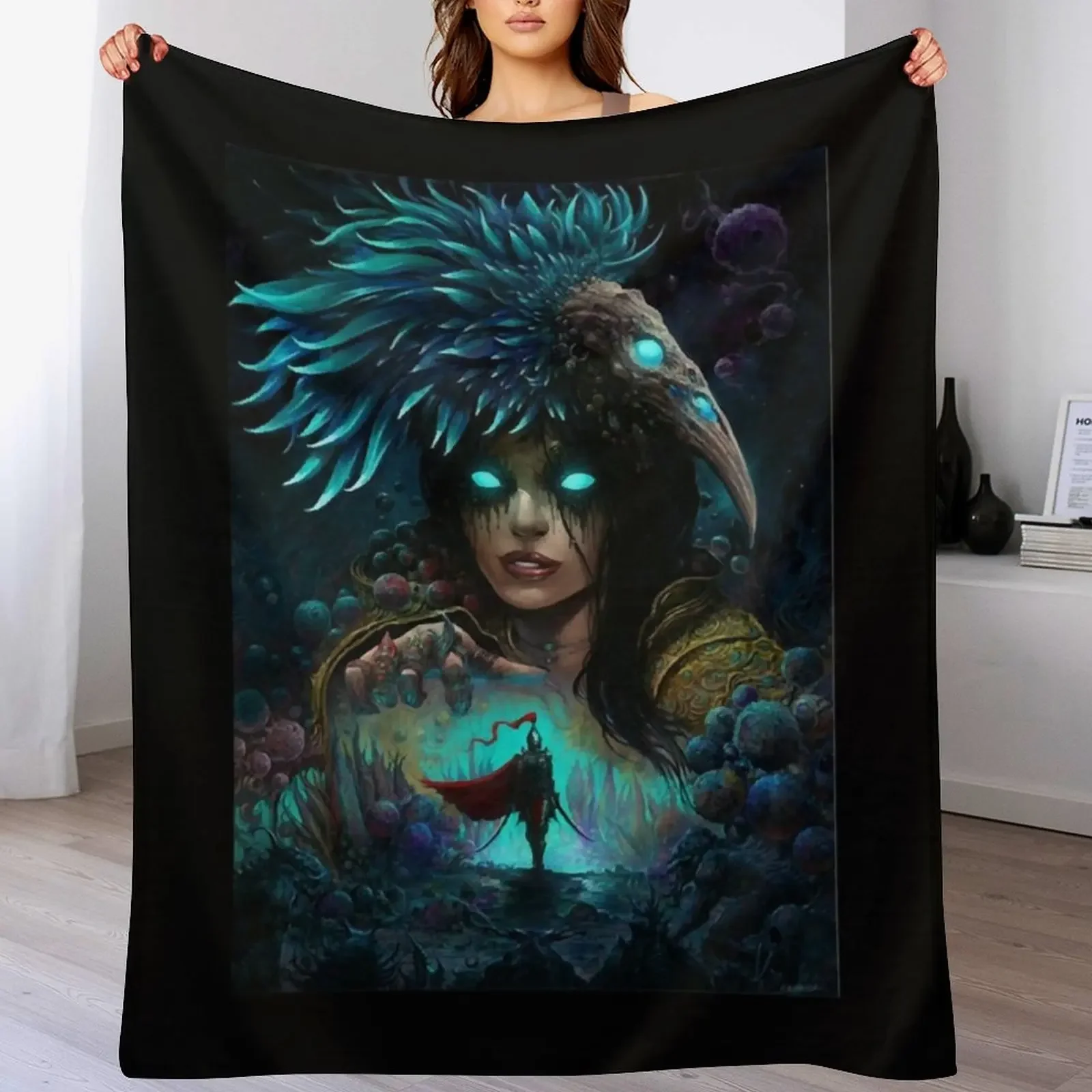 

Vintage Photograp Path Of Exile Christmas Throw Blanket Soft Breathable Blanket for Night Sleeping