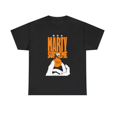 movie Marty Supreme Three stars graphics 100%Cotton unisex shirt 2026 Summer New Men's fashion Y2k Short sleeve Tshirt fan gift