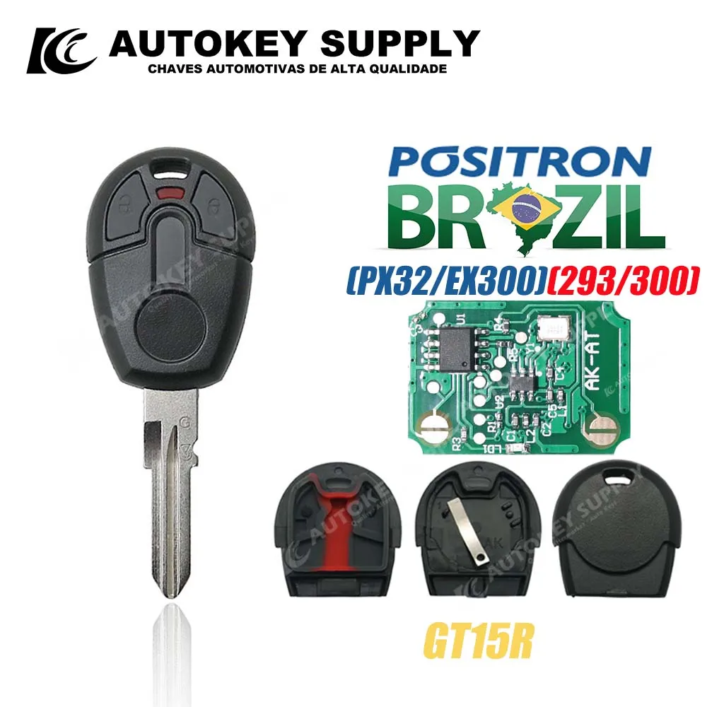 Autokeysupply GT15R/SIP22 Double program (293/300) Burglar Alarm Automatic switching program Control For Brazil Positron Flex