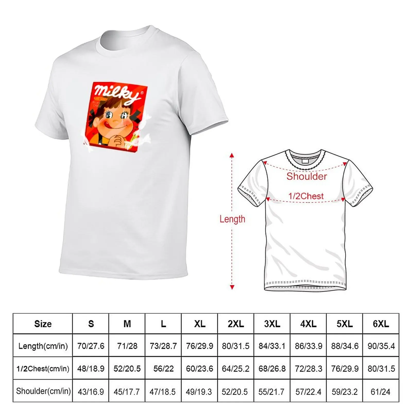 Peko - Milky T-Shirt customs vintage graphic tee black t shirts for men