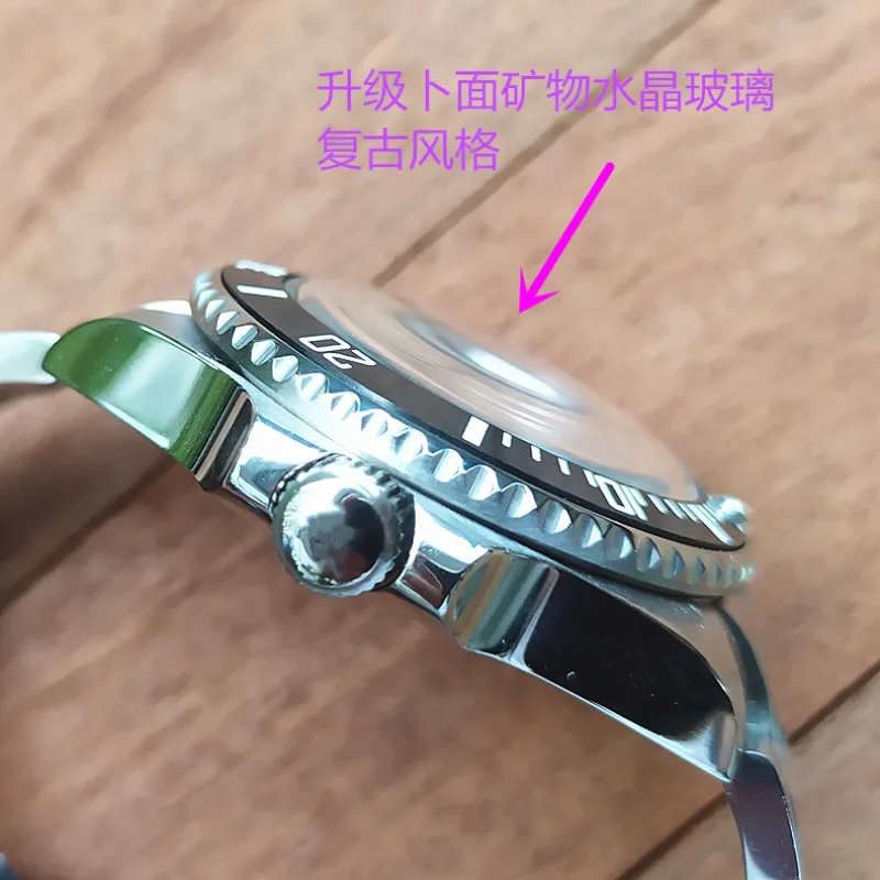 ساعة ميكانيكية أوتوماتيكية ريترو لاتنت بيوتي لـ 821 مرآة فقاعية مضيئة