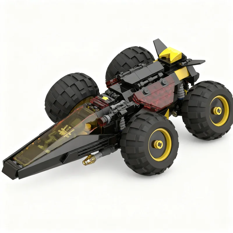 

New 404Pcs Popular Space Technology Series Moc All Terrain Vehicle Model Custom Puzzle Diy Creative Ideas Toy Birthday Gift