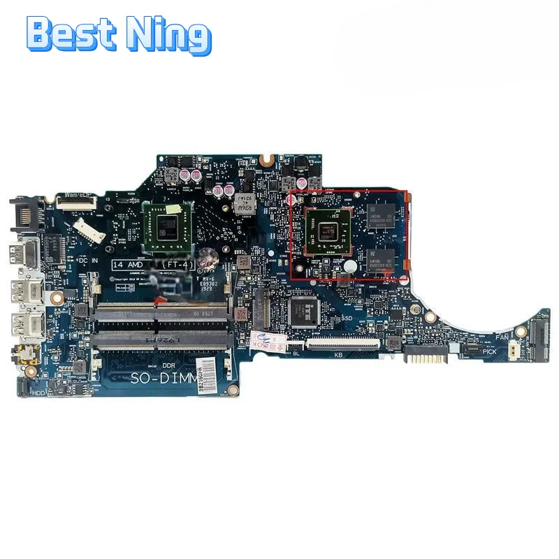 

For HP 14Z-DK 14-DK Laptop Motherboard 6050A3068501 Mainboard R3 3200 AMD CPU 530 2GB GPU 100% Tested Ok