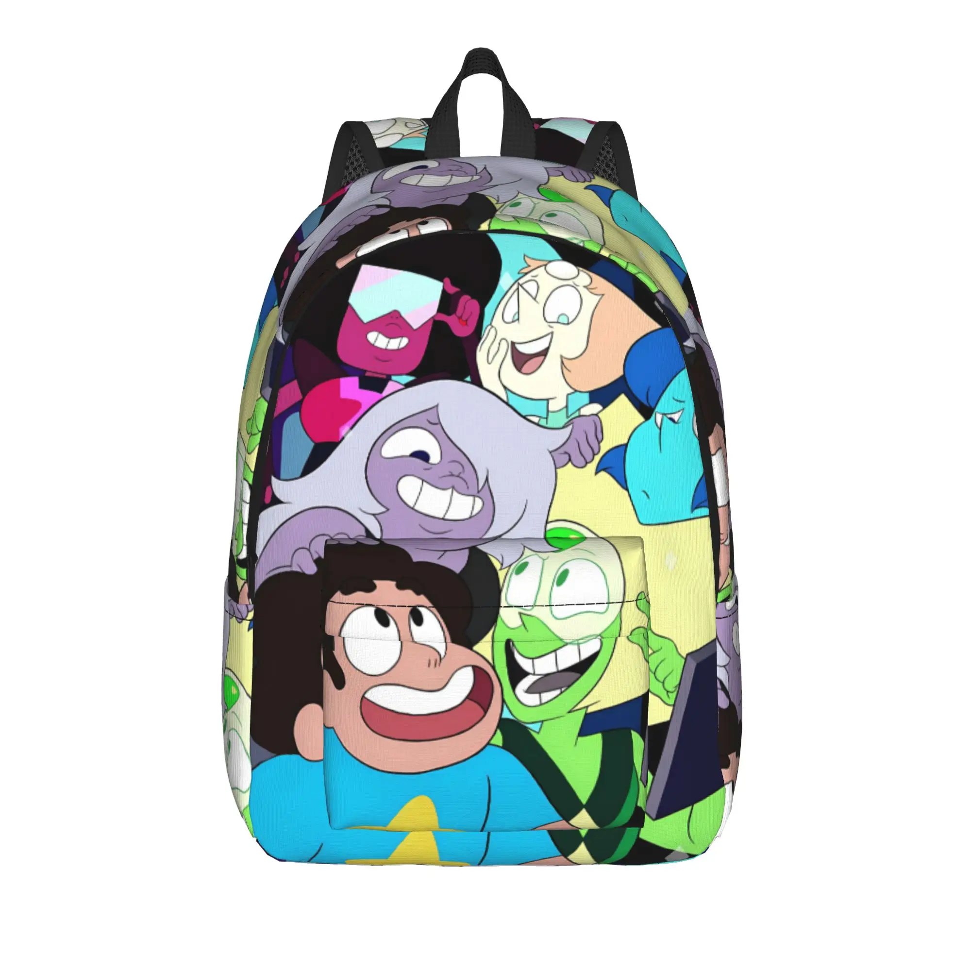 Crystal Gems Steven Universe Backpack Unisex  Breathable Backpacks Polyester Stylish School Bags University Colorful Rucksack