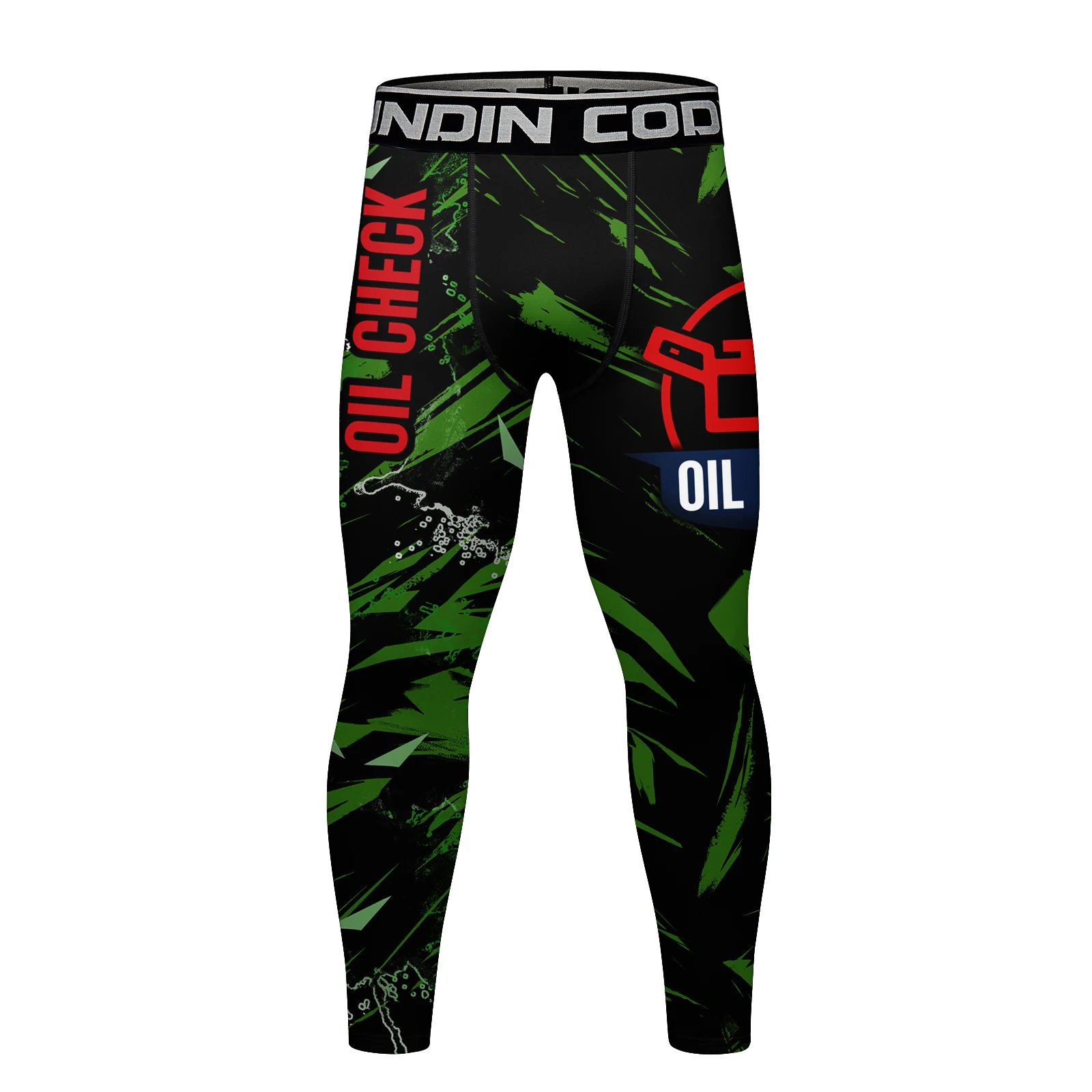 Cody Lundin Breathable Comfortable Elastic Waist Compression Tight 3D Printing Mens Fighting Leggings