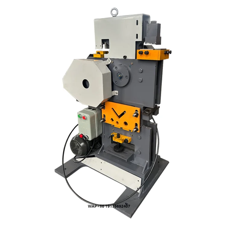 QA32-10B Multi-function Combined Punching and Shearing Machine Channel Steel Angle Iron Punching and Shearing Machine